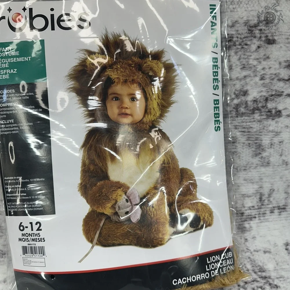 New in Package - Rubies Infant 6-12 Months Lion Cub Costume Halloween Noah's Ark - Picture 5 of 8